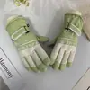 Guantes de esquí de invierno al por mayor, resistentes al viento, impermeables, con forro polar, cálidos, para pantalla táctil, para exteriores, para montar en coche eléctrico, guantes gruesos para hombre
