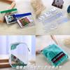 Bolsa de PVC con voltaje de suministro, bolsa de regalo de maquillaje de PVC, bolsa con cremallera y gancho de PVC, juego de tarjetas de PVC, suministro directo de fábrica