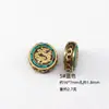 Cuentas Espaciadoras de Nube de Mantra Nepalí de Seis Sílabas DIY Pulsera de Ágata Cuentas de Madera 108 Cuentas Cuentas Espaciadoras de Nube