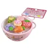 Mini Frutas Simuladas Comida Brinquedo Whac-A-Mole Chaveiro Estudante Brinquedo Educativo Chaveiro Alívio de Estresse Pequeno Presente Venda por Atacado
