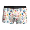 Ropa Interior Masculina Impresa en 3D Serie de Pascua Europea y Americana Transfronteriza Novedad Boxer Sexy para Hombre