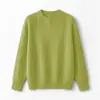 Raff estilo similar 100% lana de oveja tejido de ochos cuello redondo jersey sin costuras una pieza suéter de lana suéter mujer otoño invierno