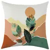 Transfronterizo Temu Amazon Nuevo Diseño Geométrico Abstracto Funda de Almohada de Lino Sofá Decoración Etiquetado Dropshipping