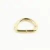 Fivela de botão d de metal dourado claro com palavra, ferragem de botão, DIY, acessórios de ferragem para bolsas masculinas e femininas, acessórios para bagagem, diâmetro interno de 2,5