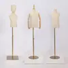 Maniquí de Media Figura para Niños con Diadema y Manos para Escaparate, Adecuado para Tienda de Ropa de Niños y Niñas, Soporte de Maniquí