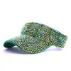 Gorra de Béisbol de Diamantes para Mujer Transfronteriza Moda Retro Protector Solar de Viaje Gorra Totalmente de Diamantes Sombrero Protector Solar para Viajes al Aire Libre