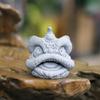 Imitação bluestone estilo chinês leão decoração sala de chá jardinagem flor bonsai Lucky Lion decoração presente criativo