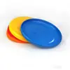 Frisbee de Plástico Brinquedo de Disco Voador para Brincar ao Ar Livre Brinquedo de Frisbee Brinquedo de Praia para Crianças Brinquedo para Gato Cachorro Animal de Estimação