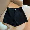 Calça casual preguiçosa da moda feminina marca tendência popular ins cintura natural elegante estilo Hong Kong shorts novos da moda