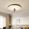 Luminária Pendente de Quarto Estilo Vintage Creme, Lâmpada Principal de Estudo para Quarto com Textura de Madeira de Nogueira Retrô, Luminária de Teto Colmeia Francesa com Proteção para os Olhos