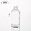 Venta al por mayor, en stock, botella de vidrio cosmética portátil, cesta de flores, cubierta con gotero UV, pequeña botella vacía, botella de aceite esencial cuadrada marrón de 10 ml