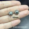 Shanxi plata vieja retro cuentas espaciadoras panax notoginseng anémona bola hueca danza del león nudo chino DIY accesorios para jugar con texto