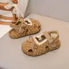 Nuevos Zapatos de Verano 2026 para Niños Niña Dulce Lazo Princesa Contacto Estilo Coreano de Moda Sandalias de Moda para Niñas