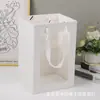 Bolsas de Souvenir, Bolsas de Papel, Bolsas de Regalo, Bolsas para Ramos, Bolsas de Regalo para el Día del Maestro, Bolsas Tote con Ventana Transparente