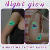 Pegatinas de Tatuaje Coloridas Luminous Volcano para Cubrir Cicatrices para Mujeres Dinosaurio de Gama Alta Impermeables de Larga Duración Pegatinas de Tatuaje Coloridas