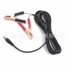 DC Fêmea para Bateria Carregamento Vermelho e Preto Duplo Crocodile Clip Cabo de Alimentação com Fio Vivo Bateria Crocodile Clip Cabo de Alimentação