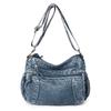 2023 New Vintage meia-idade mãe bolsa comércio exterior grande capacidade denim ombro mensageiro bolsa moda feminina atacado