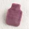 Bolsa de agua caliente de peluche linda de PVC para llenar de agua, doble bolsa de agua caliente para manos, tesoro cálido, tesoro para calentar manos, bolsa para calentar el vientre, compresa caliente para el vientre
