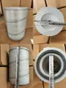 Ventoinha de Compressor de Ar com Parafuso, Várias Tampas de Ferro, Elemento Filtrante de Ar Unidirecional 10/20A para Máquinas de Sucção