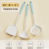 Espátula de Silicona, Juego de Cucharas Resistentes a Altas Temperaturas Específicas para Sartenes Antiadherentes, Cuchara para Sopa de Grado Alimenticio, Colador, Juego de Tres Piezas de Utensilios de Cocina