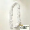 Fitas de pelo artificial 1,5m, fitas decorativas para palco de festa, fitas de penas para feriado de Natal