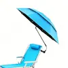 Sombrilla Exterior Transfronteriza, Sombrilla de Pesca con Protección Solar, Silla de Playa Plegable para Camping, Sombrilla con Clip para Cochecito, Sombrilla de Doble Capa