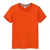 Camisetas Infantis Atacado em Cores Doces, 180g 200g Manga Curta Uniformes de Classe, Jardim de Infância Lisas para Pintura à Mão Publicidade Camisetas Culturais