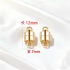 Pulsera Colgante de Oro Relleno de 14 Quilates que Conserva el Color Hebilla Magnética Fuerte Cilíndrica Hebilla de Conexión Magnética para Collares Accesorios de Joyería DIY