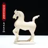 Cerámica de Caballo Tang Sanchai Caballo Rojo Artesanías Adornos Decoraciones para el Hogar Caballo para Regalos de Apertura Exitosa