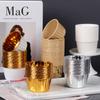 100 xícaras de papel bolo curling cup cake bandeja air fryer especial assar forno fumegante muffin cup molde