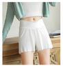 Roupa de Maternidade Verão Cintura Baixa Seda Gelada Shorts de Segurança Soltos Shorts Anti-Exposição Leggings para Mulheres Grávidas
