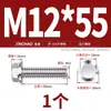 Perno Hexagonal con Brida de Acero Inoxidable 304 con Arandela Antideslizante Tornillo Antiaflojamiento 4M5M6M8M10M12Mm