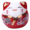 Cuentas sueltas de cerámica con forma de gato de la suerte, accesorios para pulseras y collares, tejidas a mano, venta al por mayor, nuevas