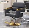 Silla de Peluquería y Barbería Exclusiva Transfronteriza, Silla de Peluquería, Taburete de Belleza Simple de Elevación y Rotación, Silla de Barbería