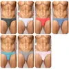 Novas Cuecas Briefs Masculinas de Comércio Exterior com Bolsinha em U, Cintura Baixa, Sexy, Elásticas, Multicor, Shorts Respiráveis