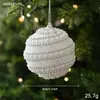 Nova corrente de contas com rebite de espuma em formato de estrela de cinco pontas de Natal, enfeites de Natal em formato de cebola e rabanete, decorações de bola de Natal para criar uma atmosfera festiva de Natal