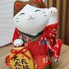 Le Meow Cerâmica Pintada Forno Yakushi Japonês Genuíno Ornamentos Gato da Sorte Cofre Gato