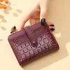Nuevo Estilo Moda para Mujer Patchwork 80% de Descuento Cartera con Múltiples Ranuras para Tarjetas, Pequeño Porta Tarjetas, Compartimento Grande Multifuncional para Efectivo, Billetera con Cremallera para Monedas
