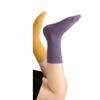 Meias de Meia-panturrilha para Primavera e Outono Meias Infantis Cor Sólida Cor Morandi Listradas Meias para Bebê Lisas Meias Coreanas para Meninos e Meninas