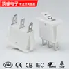 Interruptor de Alimentação Basculante Kcd3 Branco 3 Pinos 3 Velocidades Formato de Navio Vermelho/Preto/Branco 3 Velocidades/2 Engrenagens