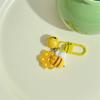 Lindo Llavero de Tarro de Miel de Pooh Divertido Colgante Ins Dibujos Animados Abeja Niña Corazón Suave Lindos Accesorios Colgantes