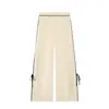 ZA comercio exterior transfronterizo artículo popular de ropa para mujer 2026 otoño nuevo moda europea y americana conjunto de camisa con bloques de color y ribete y pantalones de pierna ancha