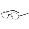 Gafas Graduadas Fotocromáticas, Estilo Coreano, Aspecto Natural, Efecto Iluminador, Montura Redonda Artística, Modernas, Gafas Graduadas con Bloqueo de Luz Azul