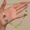 Serie Dopamina de Verano ~ Collares Coloridos Divertidos, Accesorios Dulces y Frescos para Mujer, Cadenas para Clavícula de Nicho Coreanas Ins de Alta Gama