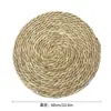 Manteles Individuales Tejidos de Caña, Esterillas Aislantes de Calor, Posavasos, Posaplatos, Manteles Decorativos para Restaurante, Manteles Individuales Estilo Occidental, Manteles de Mesa Estilo Japonés, Manteles Redondos para Mesa
