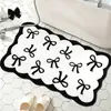 Alfombra de baño absorbente antideslizante de cachemira sintética simple para uso doméstico, resistente a la suciedad, resistente al desgaste, fácil de mantener, felpudo, alfombrilla de inodoro