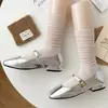 Calcetines Versátiles de Media Pantorrilla Estilo JK Japonés para Mujer, Primavera y Otoño, Rayas Verticales Blancas, Estilo Coreano Serie Miu Calcetines Caídos, Calcetines Caídos Color Avena