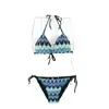 Traje de baño bikini de comercio exterior para mujer estilo ins coreano vacaciones sexy tres piezas dividido traje de baño para aguas termales