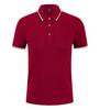 Camisa polo empresarial com lapela, logotipo impresso, camisa cultural, propaganda, gola redonda, manga curta, impressão, corrida, roupas de trabalho respiráveis