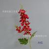 Delphinium de Tecido de Seda com 2 Cabeças Flor Artificial Simulada Jacinto Decoração de Sala de Estar Interna Colocação na Entrada Layout de Salão de Casamento Arranjo de Flores
